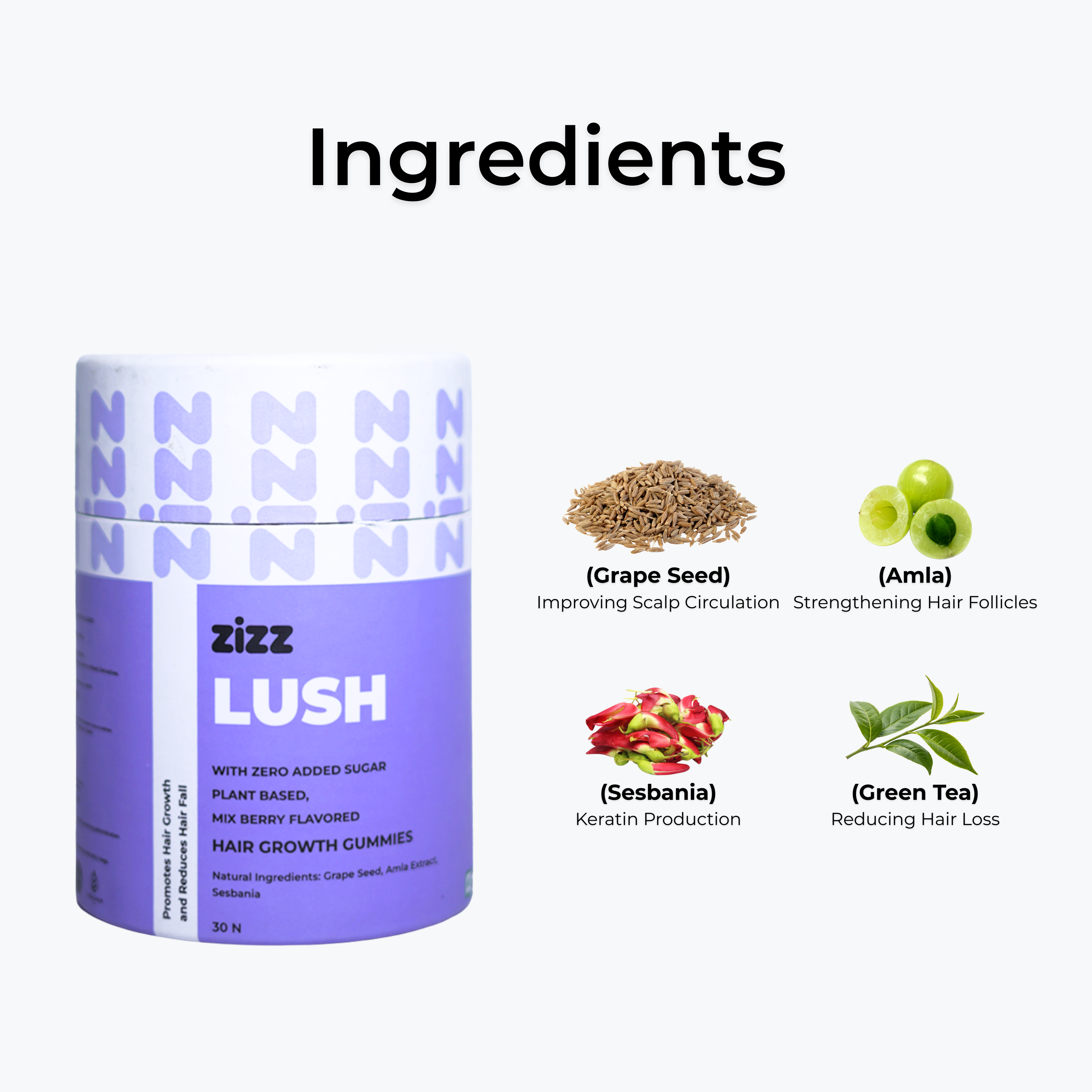 LUSH - Hair Growth Gummies
