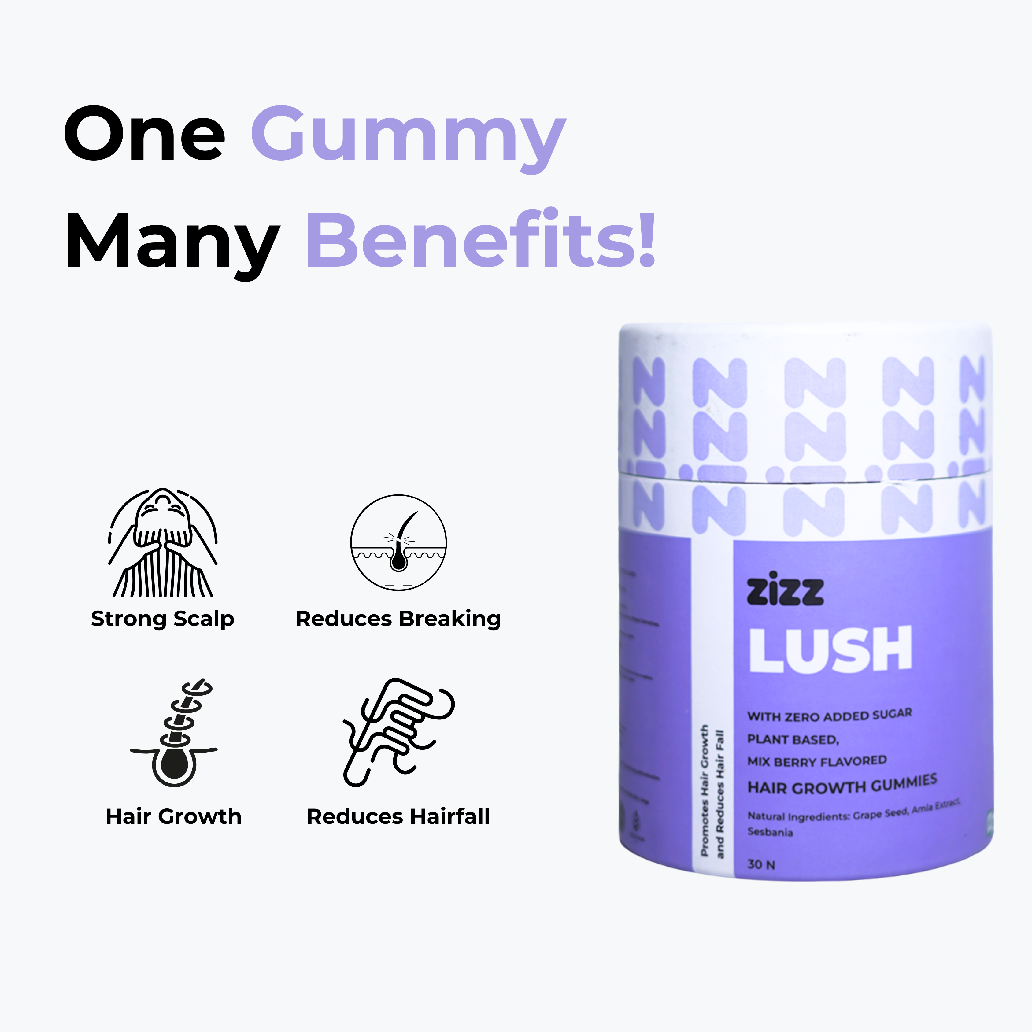 LUSH - Hair Growth Gummies